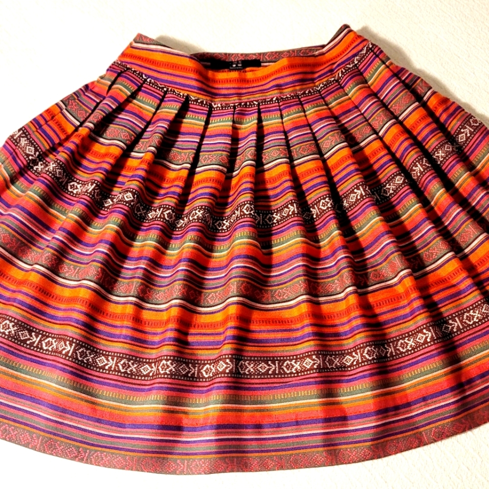 Ribbon skirt w/ pockets, Small, multiple colors